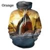 Fashion Sea Animal Shark 3d Printed Hoodie Casual Funny Personality Hip-hop Street Hoodie