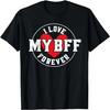Я люблю своего лучшего друга навсегда Футболка BFF
