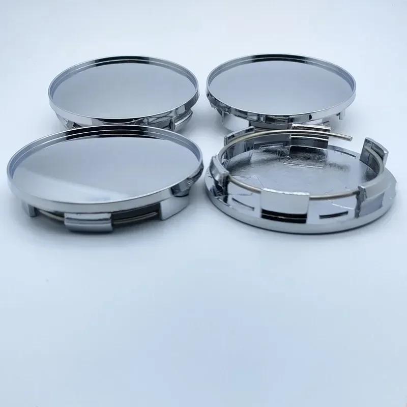 4pcs O.D 68mm / I.D 62mm Blank No Emblem Car Wheel Center Caps Wheels Hub Rim Hubcaps Centre Cover Replace Styling Accessories