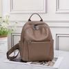 Genuine Leather Backpack Fashionable Schoolbag Soft Leather Large-capacity Backpack