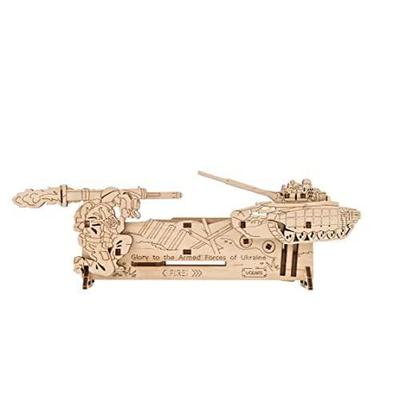 UGEARS Деревянный 3D-пазл «Выстрели и забудь» — набор деревянной механической модели для сборки