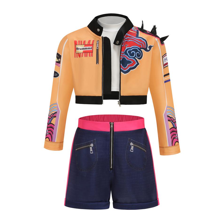 Костюм для косплея команды Охотников на демонов Руми Зои K-POP, набор для сценического выступления