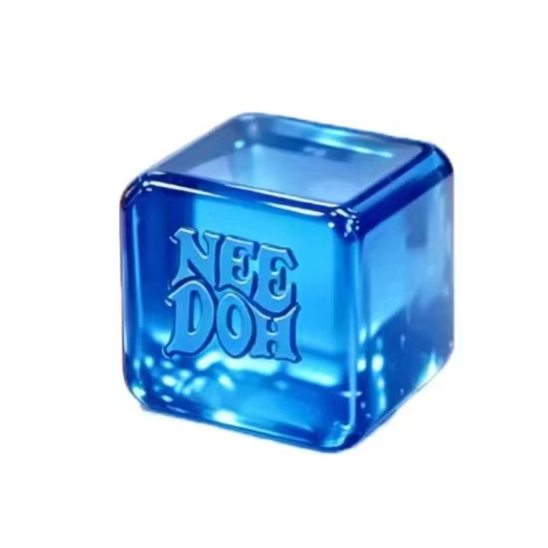 Nee Doh Nice Cube Сквиши Игрушка-антистресс Разные стили Желе Сжималка для снятия стресса Нетоксичная Сенсорная Декомпрессия Подарок для детей