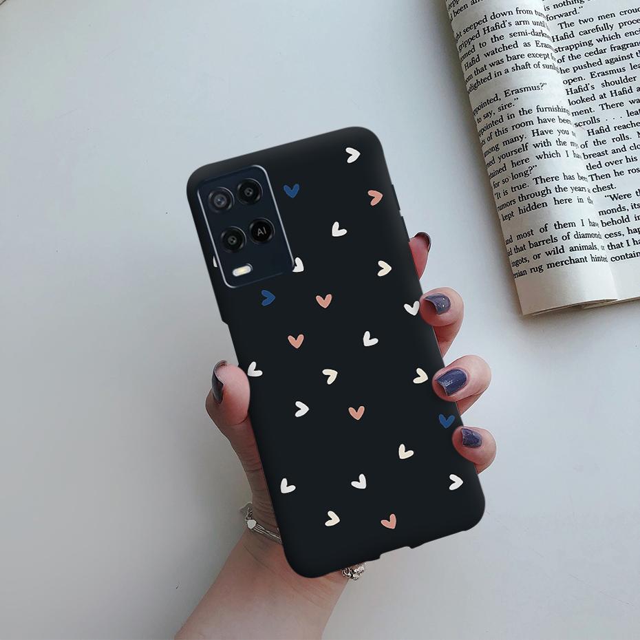 For Oppo A54 Case CPH2239 Soft Silicone Shockproof Cute Painted Cover For Oppo A54 OppoA54 A 54 6.1" Phone Cases Fundas Bumper