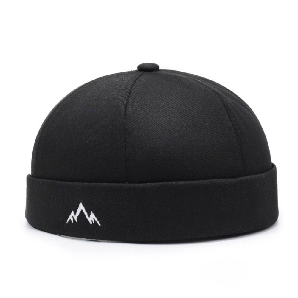 Solid Color Brimless Hat Breathable Hip Hop Hats Fashion Landlord Hat  Unisex