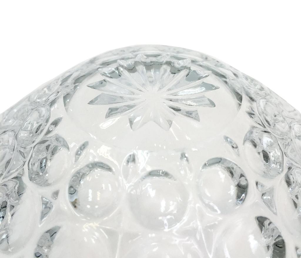 Aderia (ADERIA) Medium Bowls, Clear, Maximum 15cm x 4.5cm High, Suigetsu Dessert Bowls, Set of 3, Made in Japan, F-70382