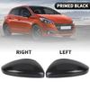Door Wing Rearview Mirror Cover Cap For Peugeot 208 2008 2012 2013~ Citroen C3 2016~ Chrome/Black Side Mirror Housing