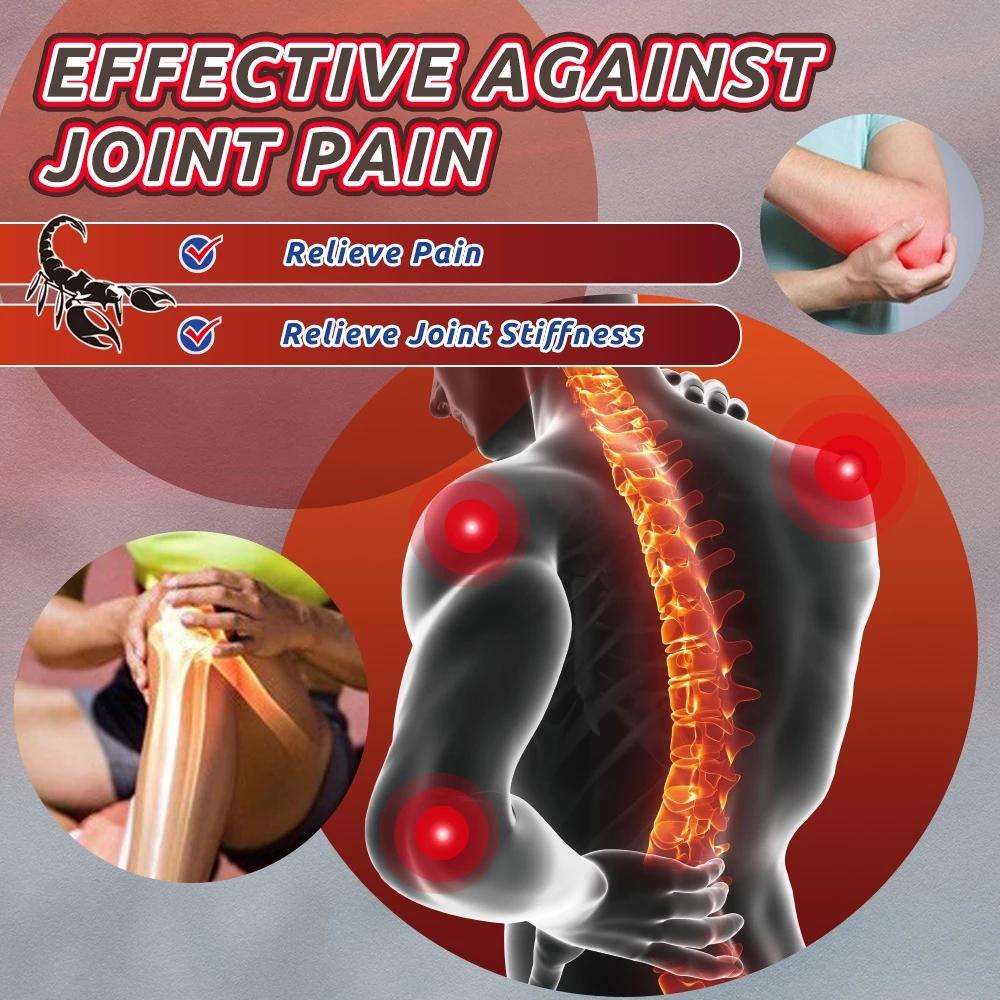 Новый дизайн, обезболивающая мазь с ядом скорпиона, обезболивающий крем для лечения мышц колена и спины, 20 г