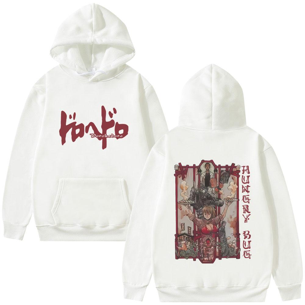 Anime Dorohedoro Graphic Hoodie Kaiman Merch Hooded Tracksuit Men Women Gothic Manga Rock Streetwear Unisex Oversized Hoodies