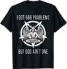 У меня 666 проблем, но Бог — не одна. Смешная футболка с Бафометом для атеистов