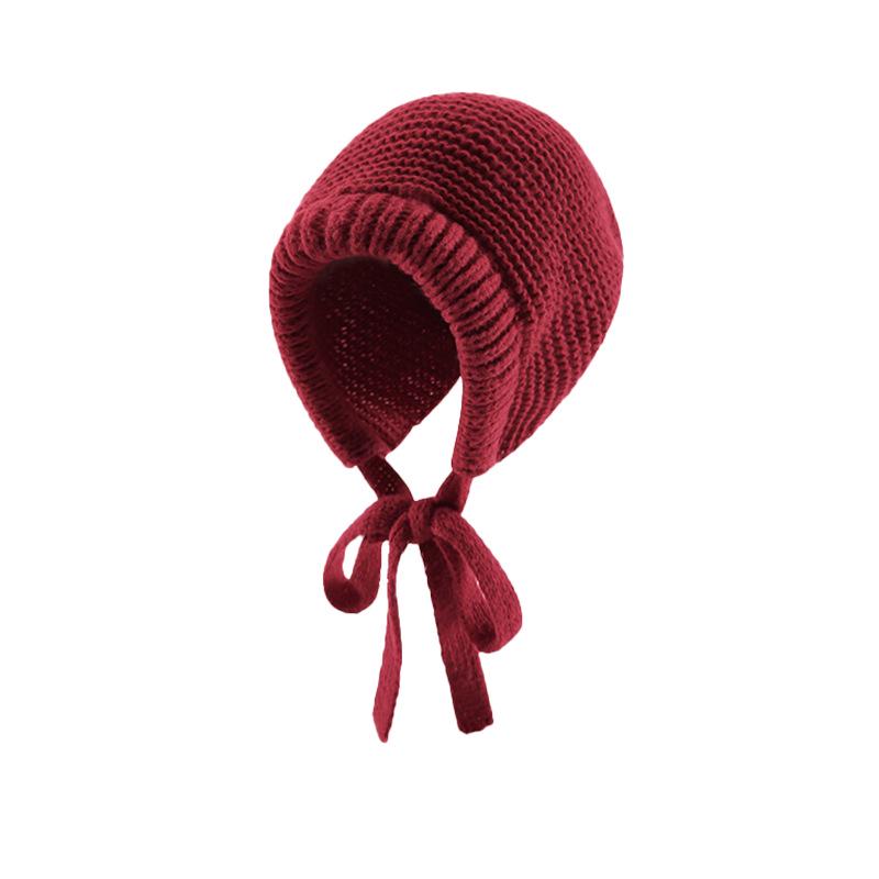 Зимняя шапка Lei Feng из шерсти Майяра с ароматом плюша: Теплая вязаная шапка-пуловер с защитой ушей для женщин.