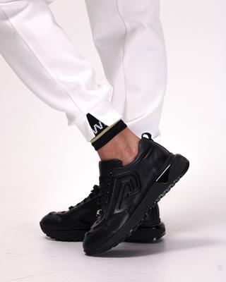 Кроссовки 97108 36 черный кожа