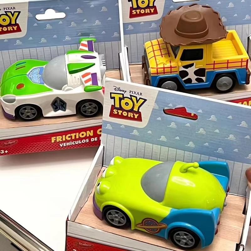 Горячие Игрушечные Машинки История Игрушек Инерционные Машинки с Оттяжкой Базз Лайтер Вуди Джесси Рекс Инопланетянин - Модели Машинок на Свободном Ходу Подарки Мультяшная Тема