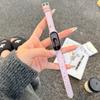 Style Star Pattern Canvas and Leather Woman For Xiaomi Smart Band 10 Ceramic Women Buckle Bracelet for Miband 10/9/8Pro NFC for Redmi Watch6 5 4 Strap