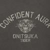 ONITSUKA TIGER Стильная футболка унисекс с принтом, серая 2183B612-001