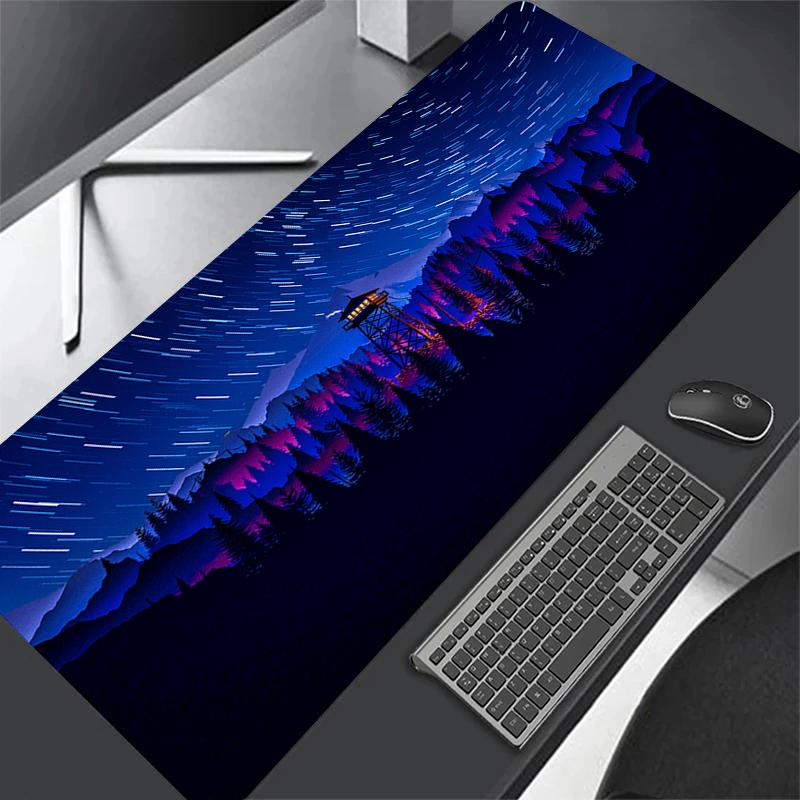 Deep Forest Firewatch Laptop Gamer Mousepad Gaming NonSlip Mouse Pad Large Locking Edge Keyboard 700x300 Deak Mat For Cs Go Lol