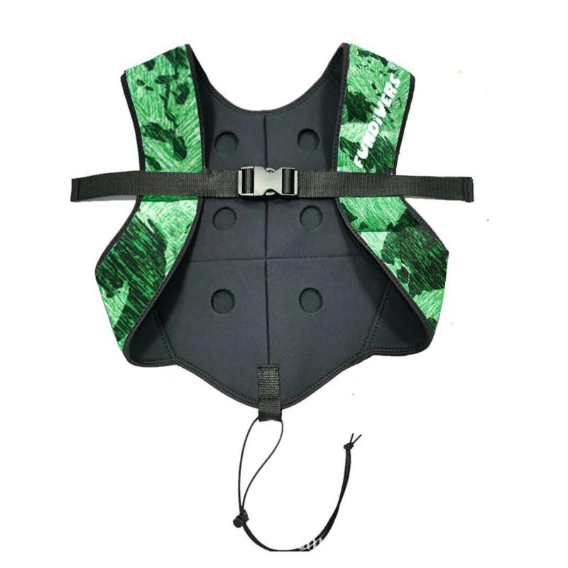 Diving Weight Belt With Adjustable Straps Freediving Spearfishing Snorkeling Wetsuit Vest Camo