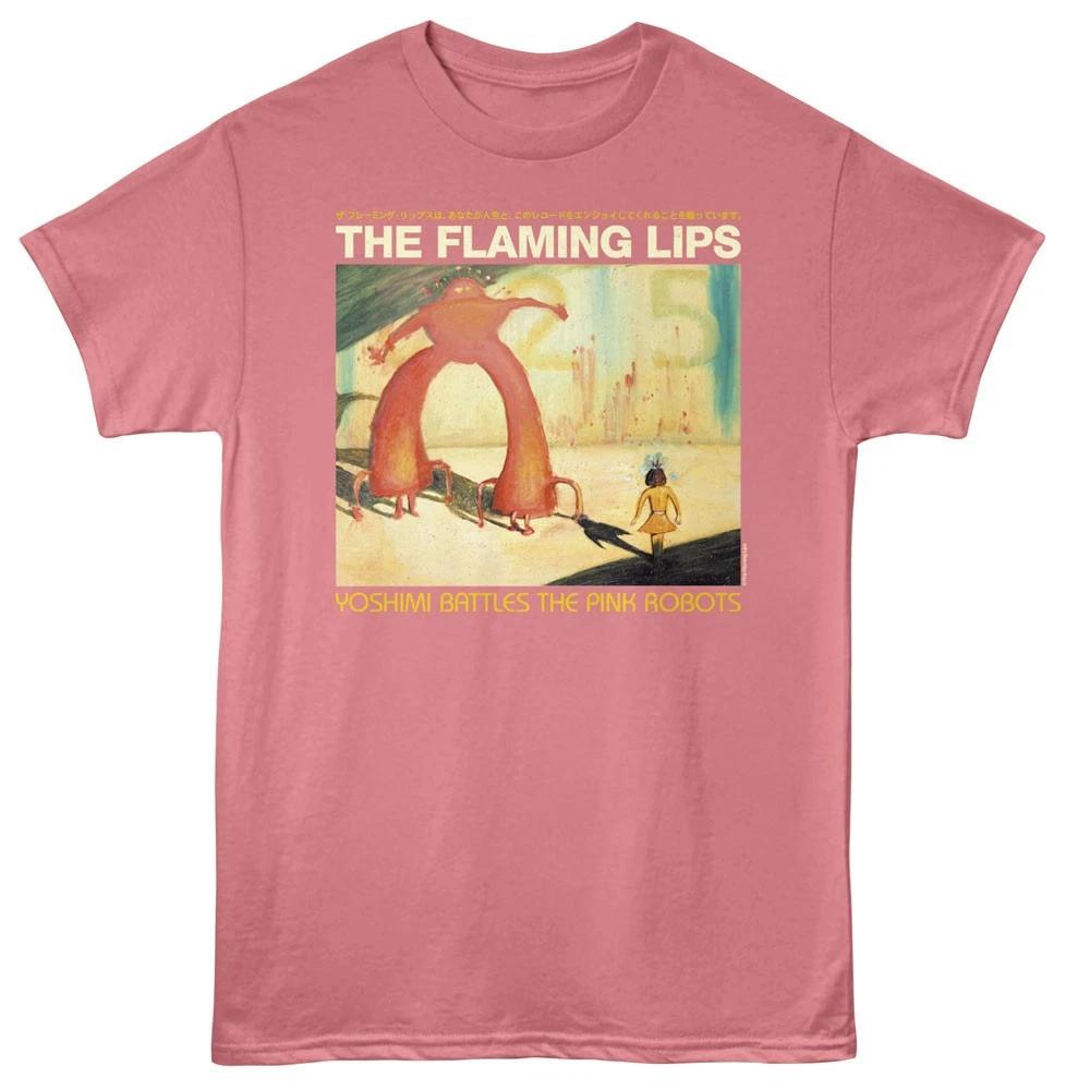 The Flaming Lips Yoshimi Battles Album Cover Men's T shirt Psychedelic Rock