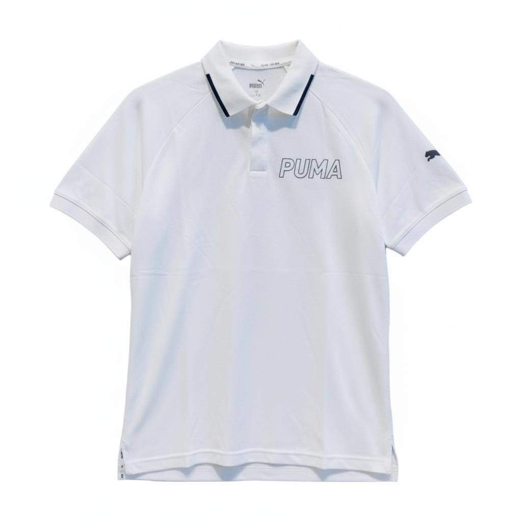 Puma Дышащая повседневная футболка-поло для активного отдыха и спорта Мужские топы 845809-02