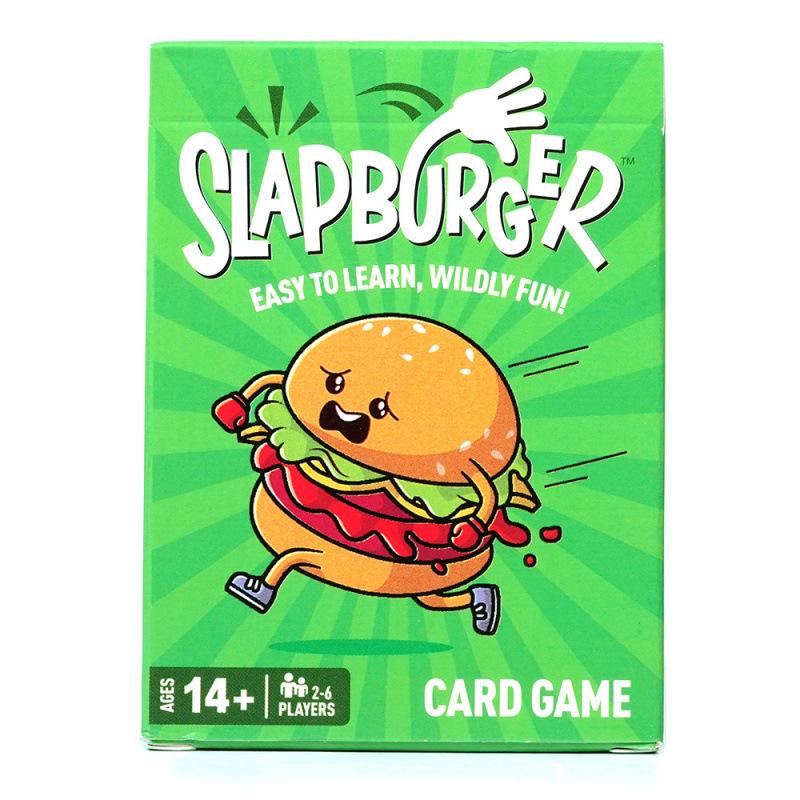 Карточная игра Slapburger Семейная Вечеринка Играют 2-6 Игроков Настольная Игра Колода Настольная Игра для Детей Взрослых Рождественский подарок