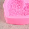 1Pc Heart Rose Flowers Shape Silicone Mould Diy Fondant Chocolate Soap Mold Candle Polymer Clay Molds Crafts Base Tool