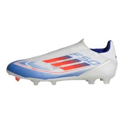 Кроссовки Adizero F50 League Laceless FG MG Advancement Pack Unisex White Cloud-White Solar-Red IE0606