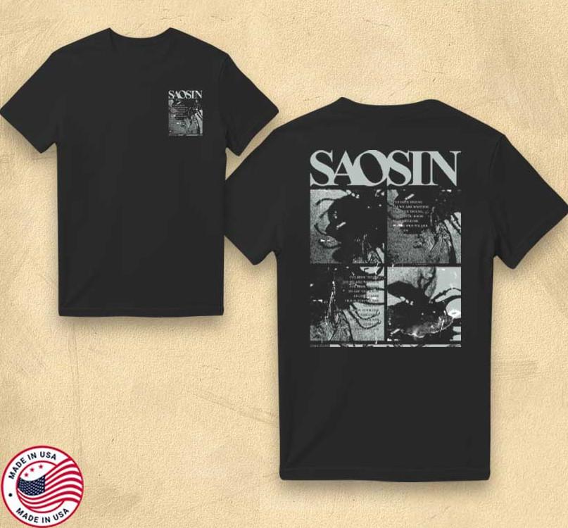 Saosin – Come Close Официальная лимитированная серия Песня Мерч Футболка