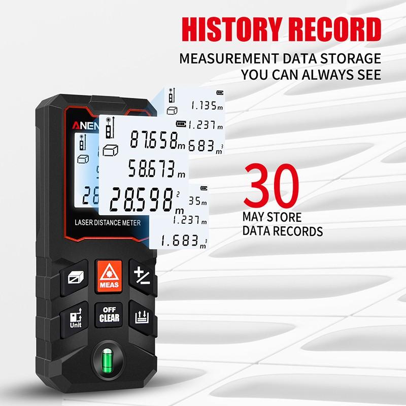 Digital Laser Distance Meter 40M 60M 80M 100M Rangefinder Electronic Measuring Tape Ruler Diastimeter Roulette Tool