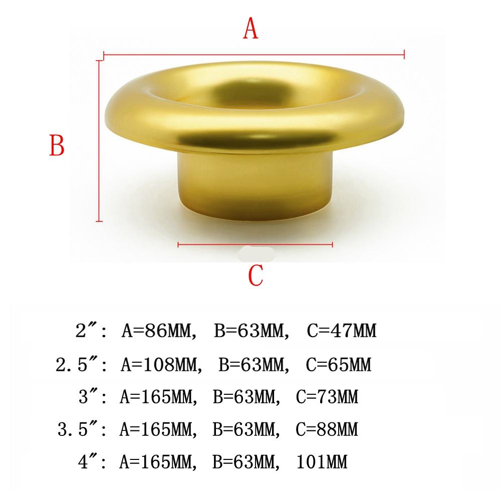 4" Впускной Адаптер Велосити Стек Колокол для Автомобиля Воздухозаборник Турбо Крышка Горна Черный