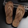 2024 Men's Wear-Resistant Summer Slippers - Cool, Thick-Soled Outdoor Beach Flip-Flops