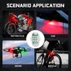 2 шт. беспроводной светодиодный стробоскопический светильник с дистанционным управлением, предупреждающая лампа, вспышка, индикатор, защита от столкновений для автомобиля, мотоцикла, дрона, круиз-контроля