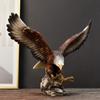Resin American Golden Eagle Figurines Home Office Desktop Decoration Model Collection Statues Ornament Decor Objects Accessories
