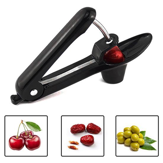 Corer Efficient Press Design One-Handed Cherry Pitter Tool Safely Remove Pits for Delicious Cherry Recipes