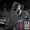 Heavy Duty Protective Cover For Samsung Galaxy Z Fold 6 5 4 Case Stand Holder Lens Protection Shockproof Funda Coque Capa