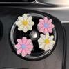 6 шт. Цветочный зажим для автомобильного вентиляционного отверстия, маленькая ромашка, зажим для духов, украшение, освежитель воздуха, автомобильные аксессуары для женщин
