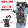 NAKIOO Новая вращающаяся электрическая дрель Поясная сумка Быстросъемный Универсальный Электрик Столярный Поясной Комплект Портативная Сумка для Инструментов
