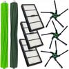 Rosfix ServiceKit 8w1 для Roomba S9 – Набор Запасных Частей для iRobot S9/S9+ | 2 Резиновых Щетки | 3 HEPA-Фильтра | Быстрая Установка