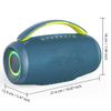 60W Portable BT Speaker, Powerful Subwoofer, 8000mAh Rechargeable Battery, RGB Lights, Deep Bass Sound Box, IPX6