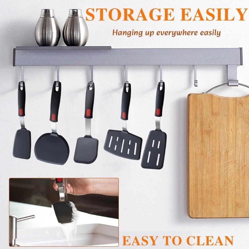 Dishwasher Safe Slotted Turner BPA Free Pancake Spatula Silicone Spatula  Cooking