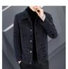 Мужская утолщенная бархатная шерстяная куртка - Новое осенне-зимнее короткое пальто
