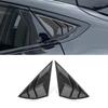 For Ford Mustang Mach E 2022 2023 Rear Window Shutter Cover Trim Window Louver Side Vent Trim ABS Car Accessories