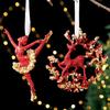 Creative Christmas Tree Snowflake Star Shaped Pendant Holiday Decoration Props