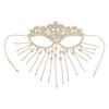 Indian Rhinestone Tassels Face Veil Women Prom Party Mask Fringe Headband Bridal Veils Sexy Facial Accessories Jewelry