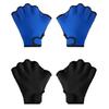 2 Pairs of Swimming Gloves Aquatic Swim Training Gloves for Diving Aerobics