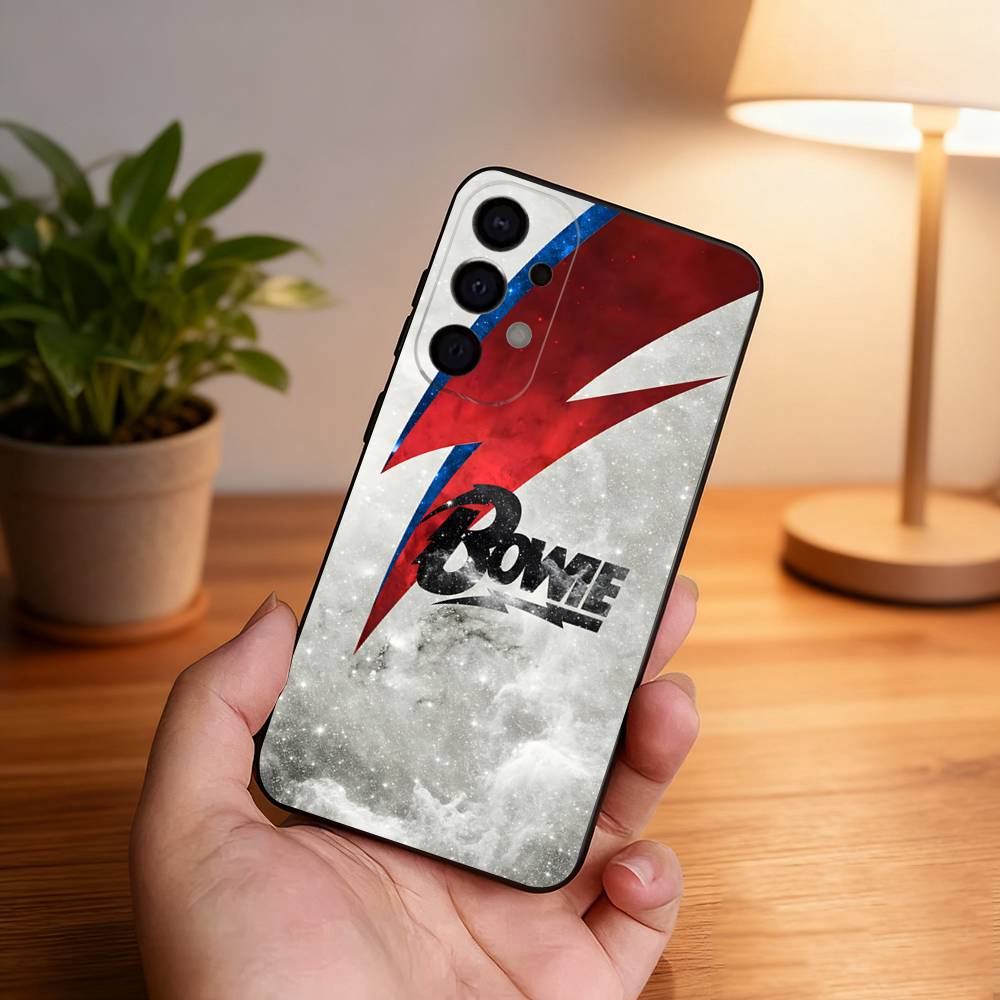 D-David Cool B-bowie Phone Case For Samsung S25,S24,S21,S22,S23,S30,Ultra,S20,Plus,Fe,Lite,5G Black Cover
