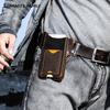 Подходит для iPhone 14/15 Promax Crazy Horse кожаный чехол для телефона 6,7-дюймовый большой экран ремень защитный чехол для телефона