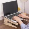 Деревянная подставка для ноутбука Собранная подставка для ноутбука на колени Деревянный охлаждающий кронштейн Усиленное основание