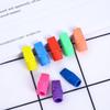 20/50PCS Chisel Shape Pencil Nib Protective Cap 2-in-1 Pen Top Protector Erasers  Students Gift