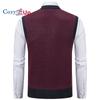 Cozy Up Mens Sleeveless Sweater Vest V Neck Button Down Cardigan Sweaters Knitted Argyle Vest with Pocket