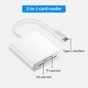 3In1 Otg Adapter For Lighting Type-C To Tf Sd Usb Card Reader For Macbook Apple Iphone Huawei Xiaomi Camera Photo Data Converter